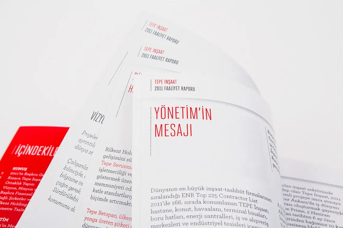 TEPE İNŞAAT 2011 FAALİYET RAPORU - 3