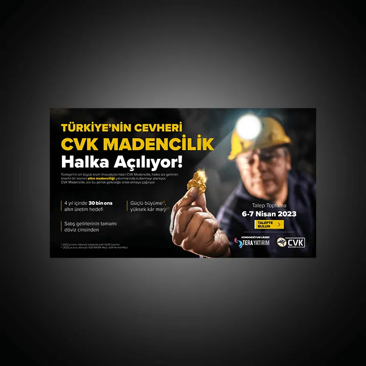 CVK MADENCİLİK HALKA ARZ