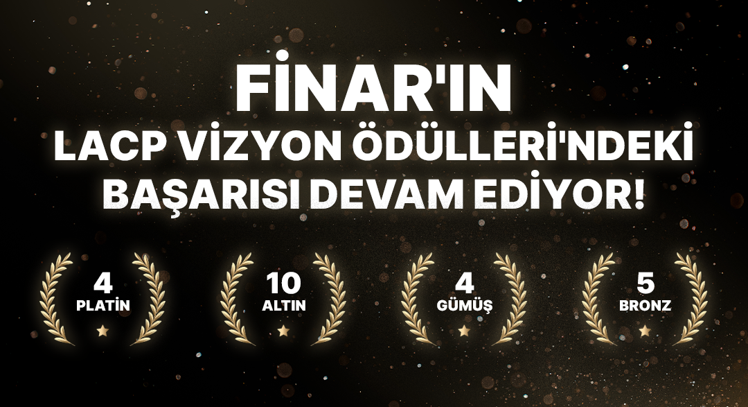 Finar'ın LACP Vizyon ödüllerindeki başarısı devam ediyor!